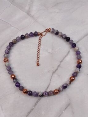 Jay King Amethyst/Copper Necklace